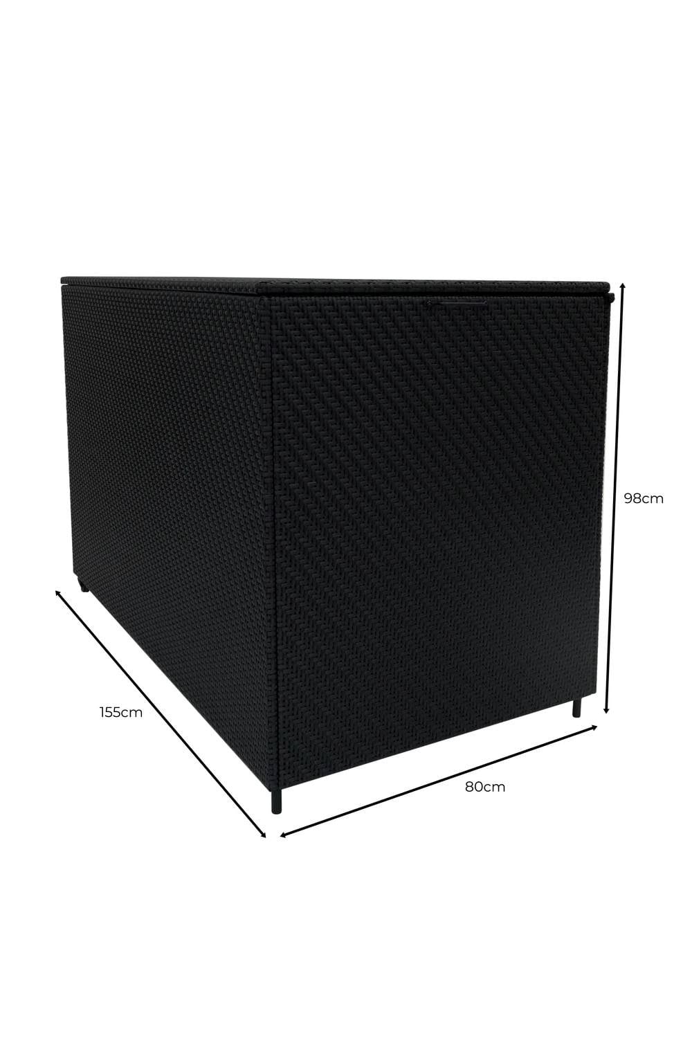  MDDF67 Rattan Modular 7 Piece Set & 700L Storage Box