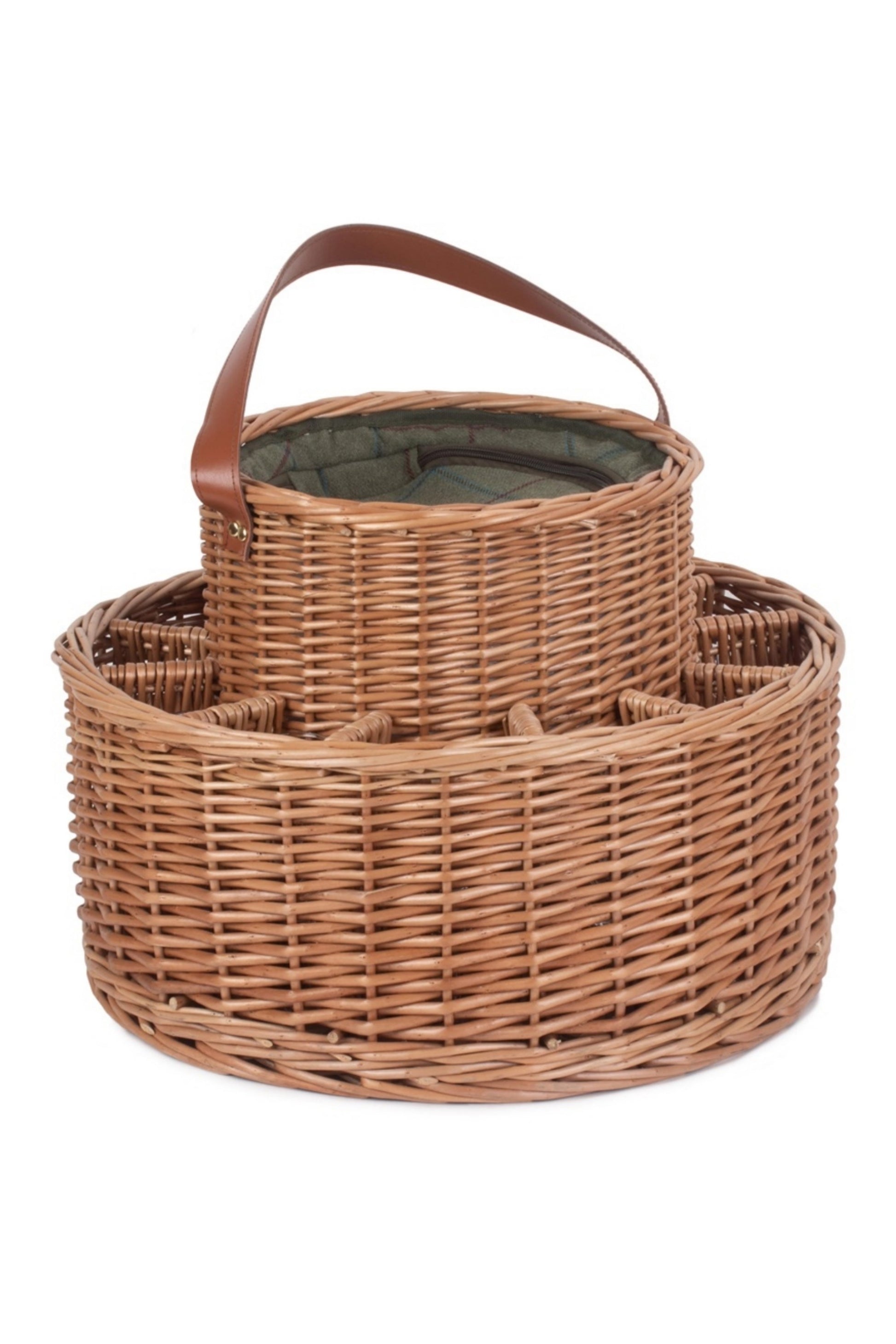  MDE33C Tweed Chilled Wicker Garden Party Basket