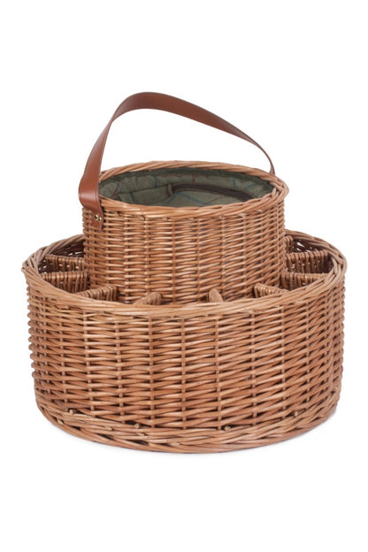 MDE33C Tweed Chilled Wicker Garden Party Basket