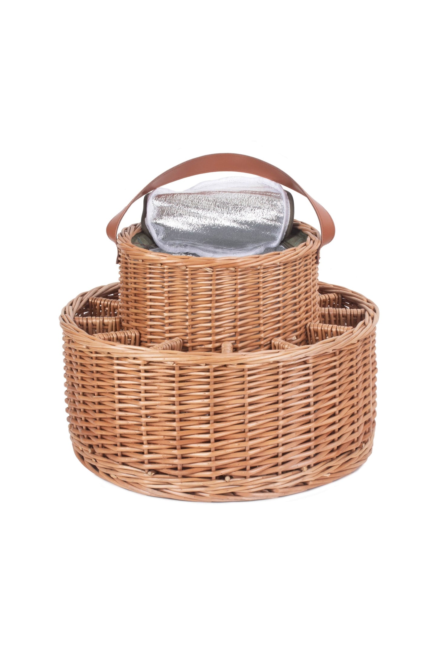  MDE33C Tweed Chilled Wicker Garden Party Basket