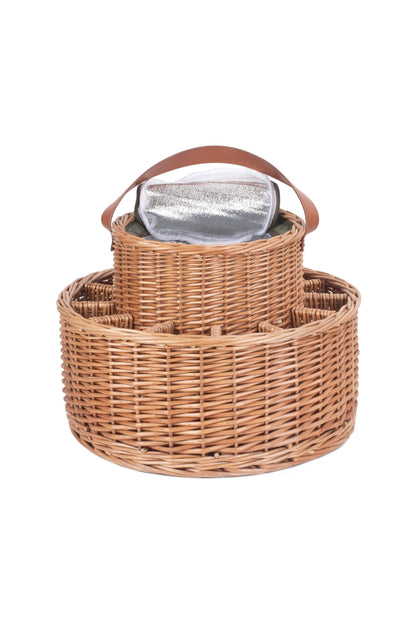 MDE33C Tweed Chilled Wicker Garden Party Basket