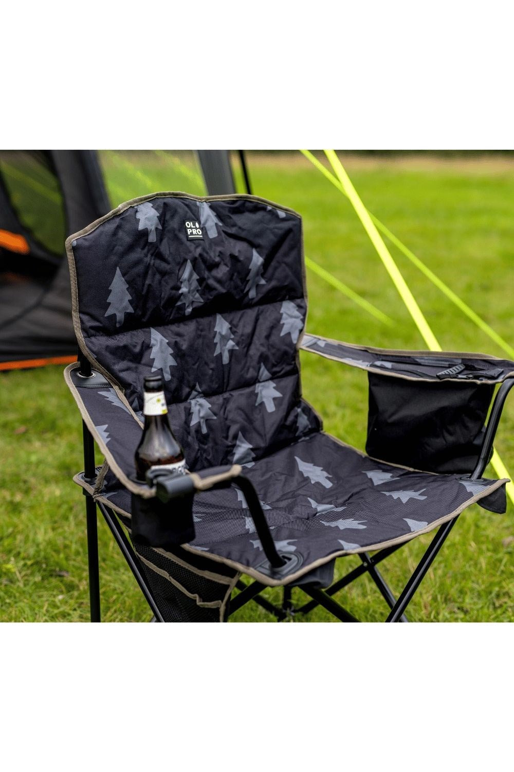  MDE908 Henwick Patterned Padded Folding Camping Chair Lim