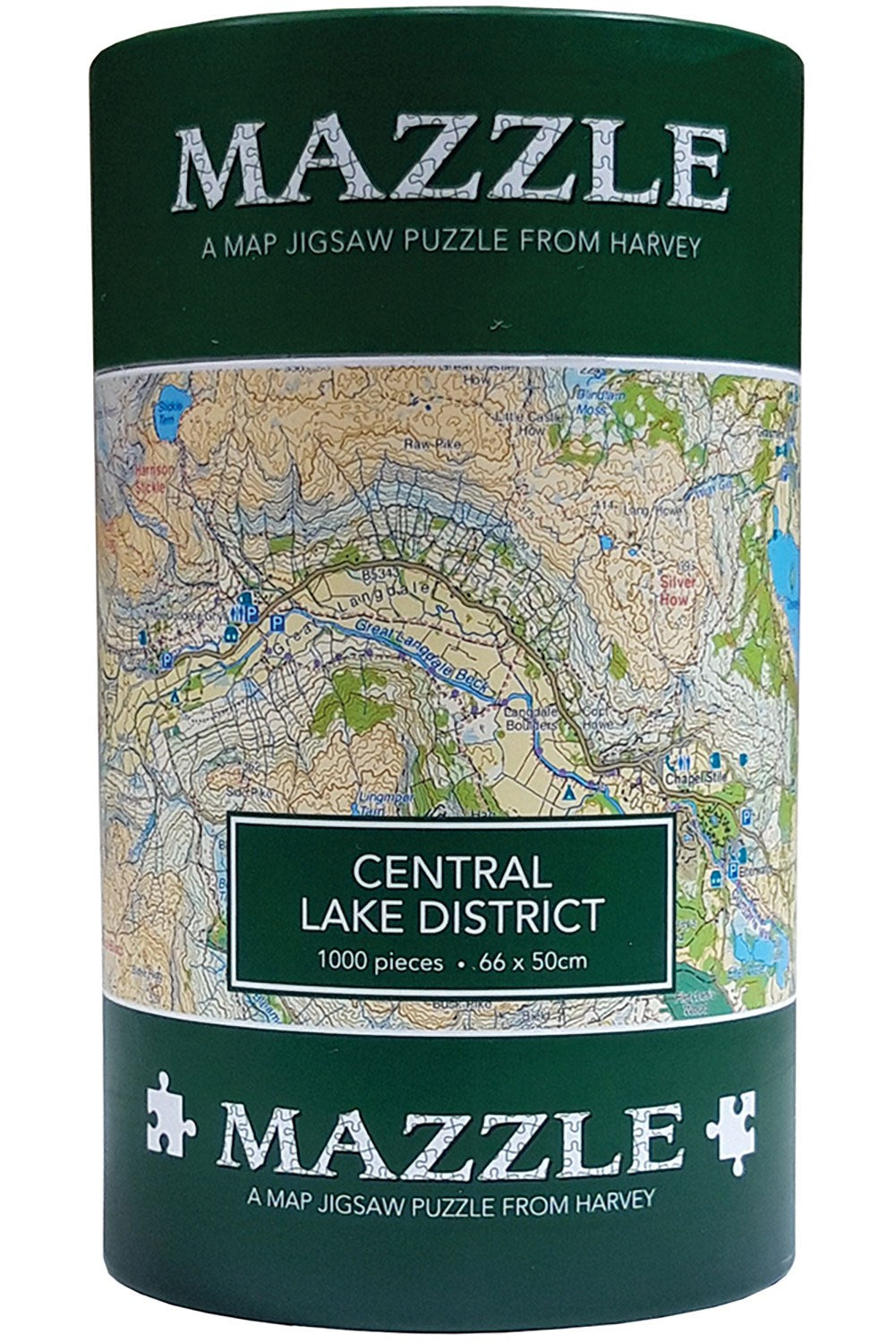  ME0536 Map Jigsaw Puzzle Central Lake District