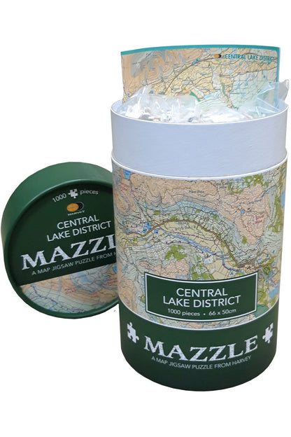  ME0536 Map Jigsaw Puzzle Central Lake District