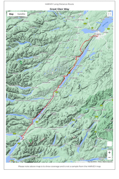  ME05C0 Great Glen Way Trail Map