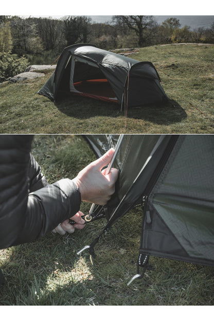Easy Camp ME173B Sarek 2 Adventure Tunnel Camping Tent (2 Person)
