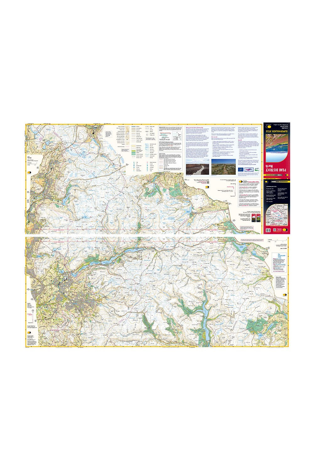  ME372D Peak District Superwalker Map Set