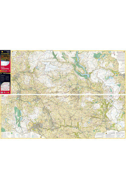  ME372D Peak District Superwalker Map Set