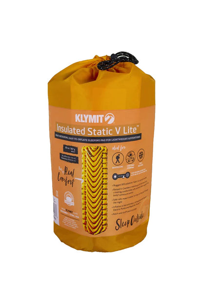 Klymit Insulated Static V Lite Camping Sleeping Pad