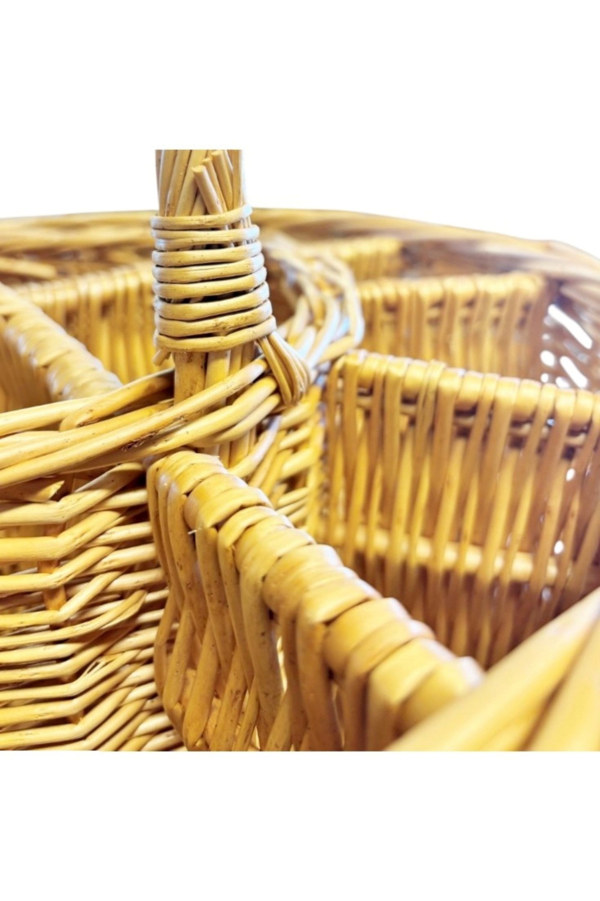  ME4630 Wicker Drinks Basket With Straight Glasses