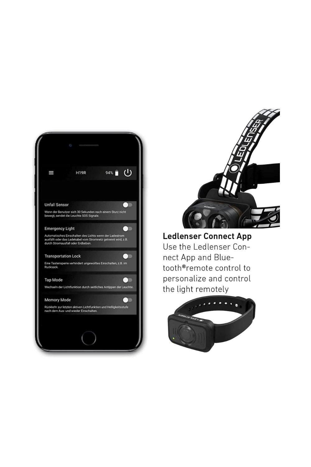 Ledlenser ME4DC0 H19R Signature Rechargeable Outdoor LED Head Torch