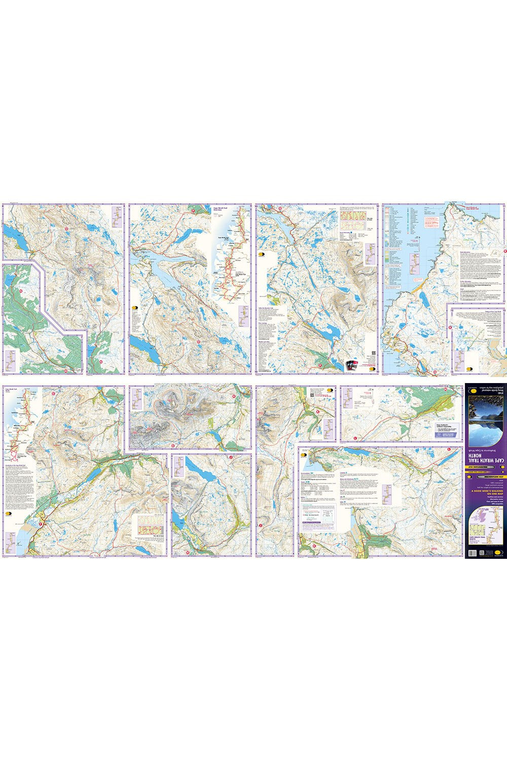  ME4F6C Cape Wrath Trail Map Set
