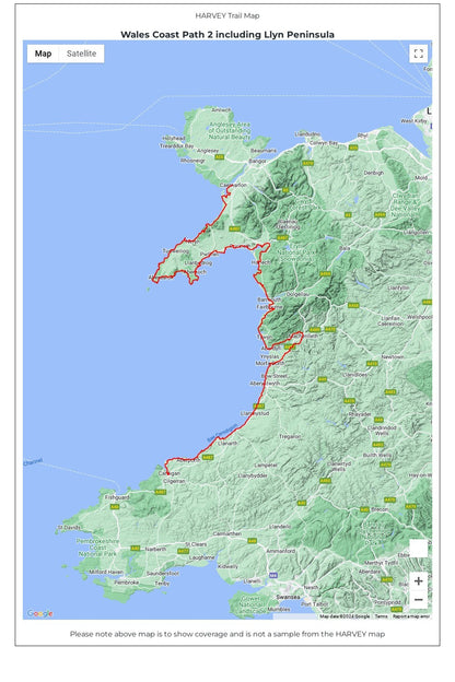  ME6712 Wales Coast Path 2 Trail Map