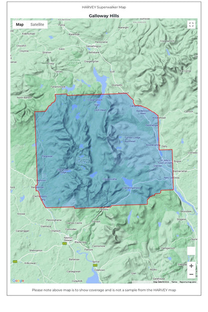  ME68D1 Galloway Hills Superwalker Map