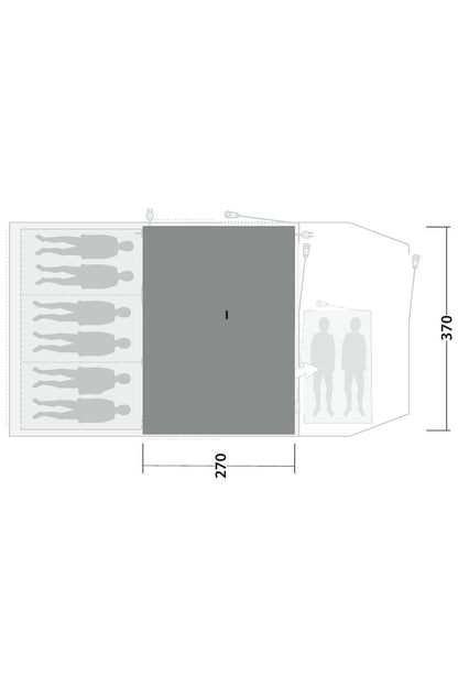 Outwell ME6F2D Cozy Carpet Phoenix 8