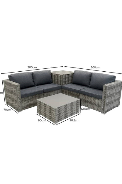  ME7562 Rattan Modular 6 Piece Furniture Set