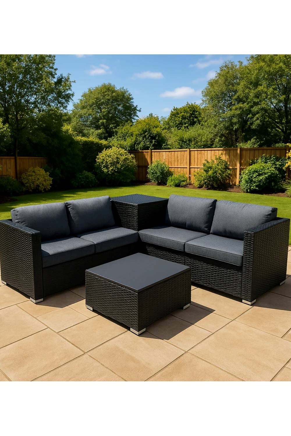  ME7562 Rattan Modular 6 Piece Furniture Set