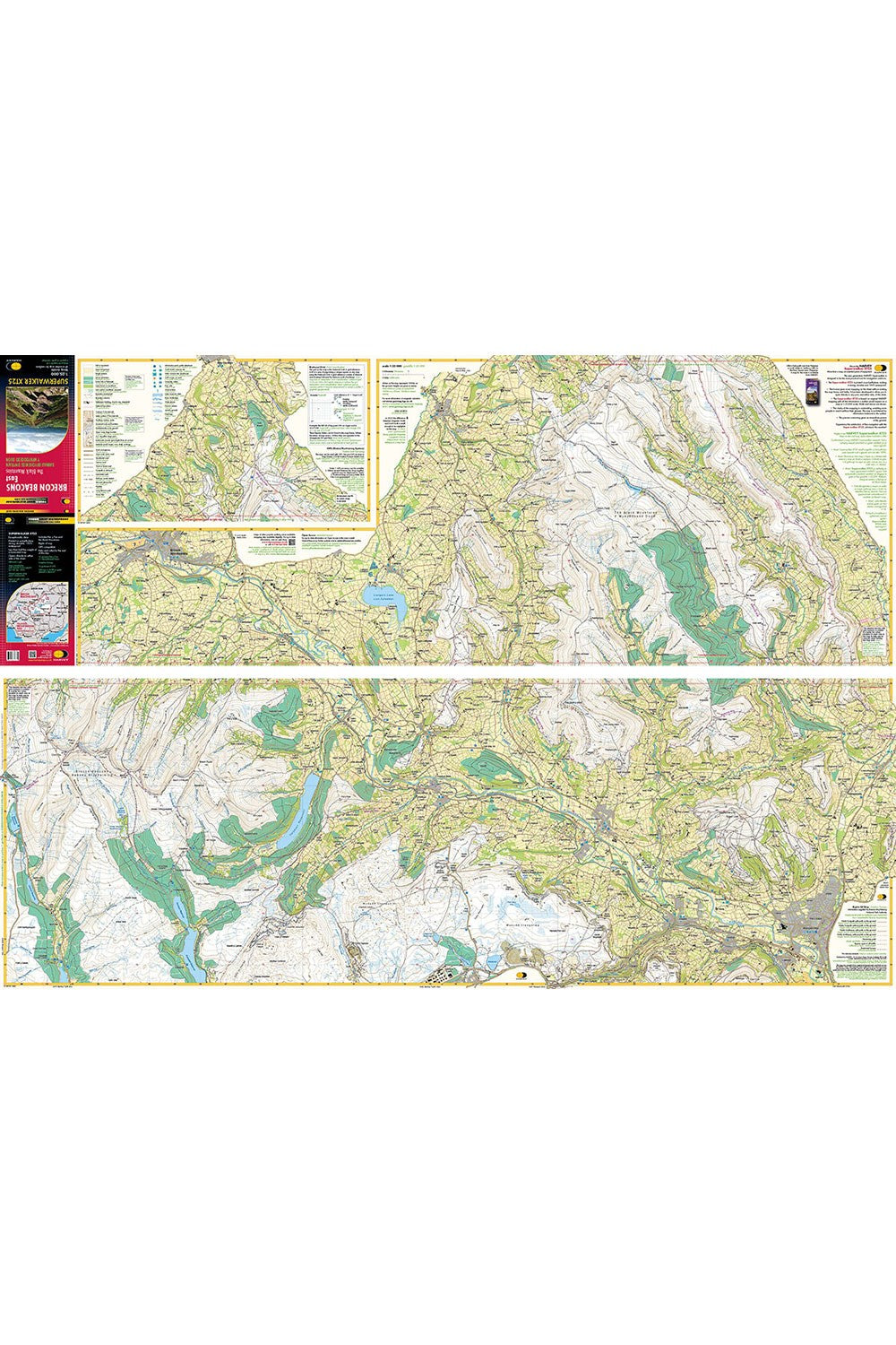  ME7E08 Brecon Beacons Superwalker Map Set