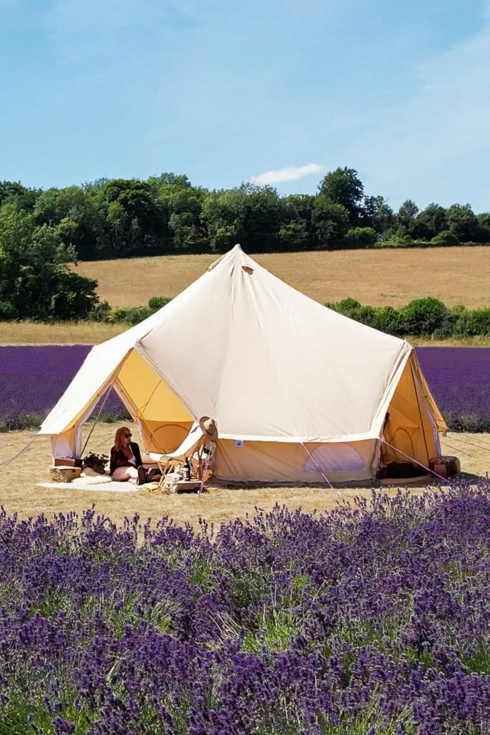  6m Bell Tent Quad Door Canvas 285gsm