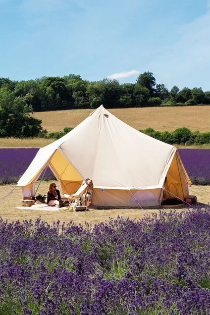  6m Bell Tent Quad Door Canvas 285gsm