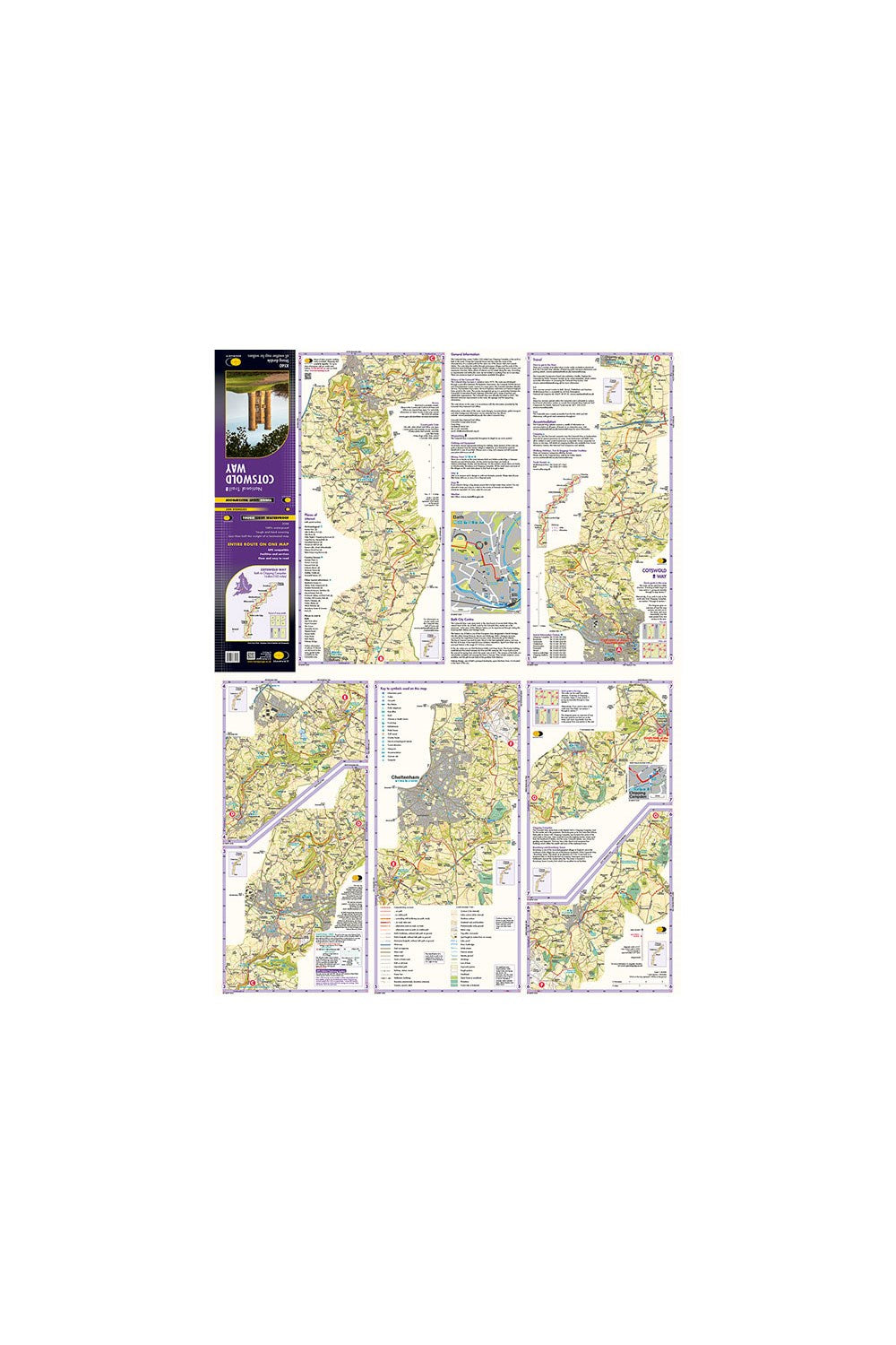  ME8236 Cotswold Way Trail Map