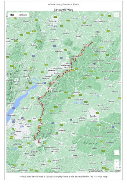  ME8236 Cotswold Way Trail Map