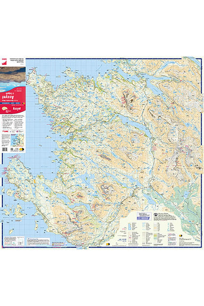  ME964A Assynt & Coigach British Mountain Map
