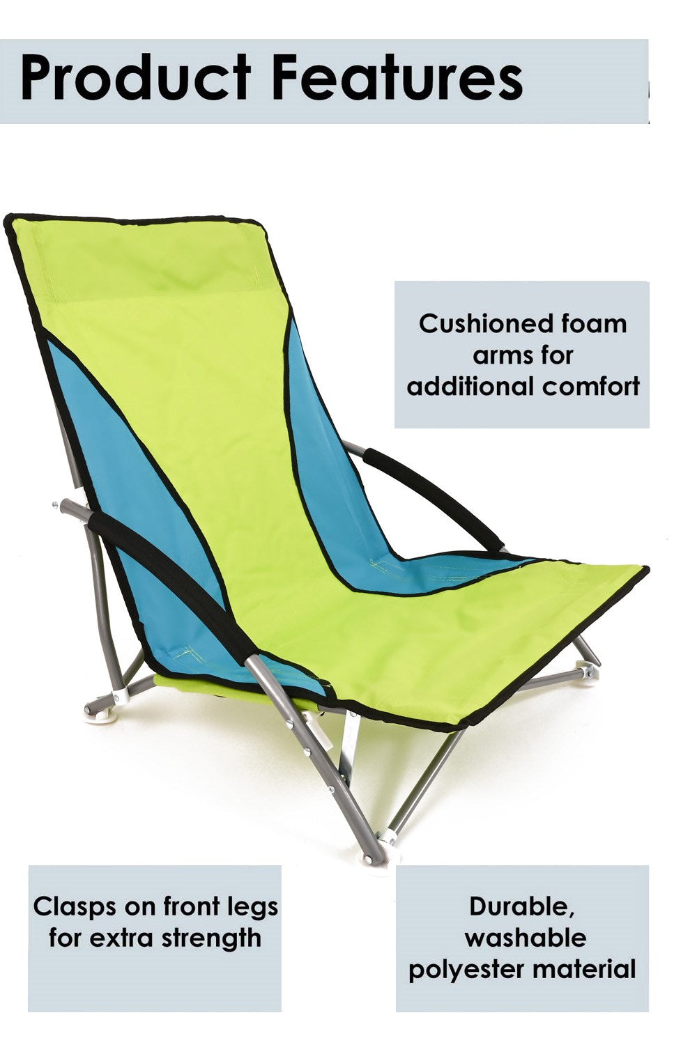  MEDD13 Low Camping Chair Family Pack
