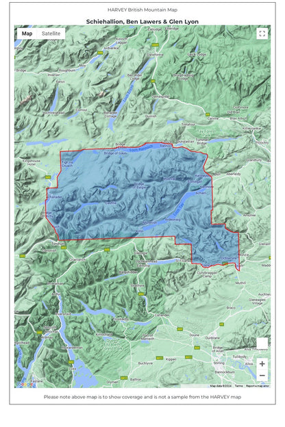 MEFEBF Schiehallion British Mountain Map