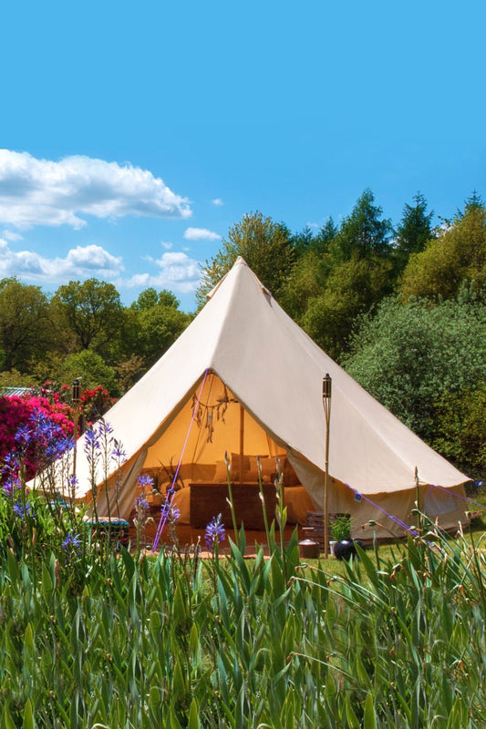  6m Bell Tent Fire Retardant Cotton 320gsm