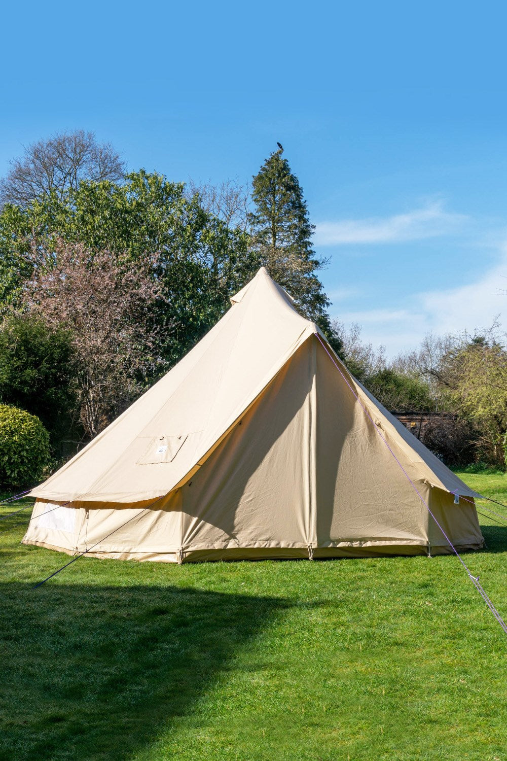  6m Bell Tent Fire Retardant Cotton 320gsm
