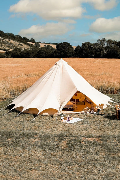  8m Bell Tent Plus Canvas Lite 200gsm Double Door