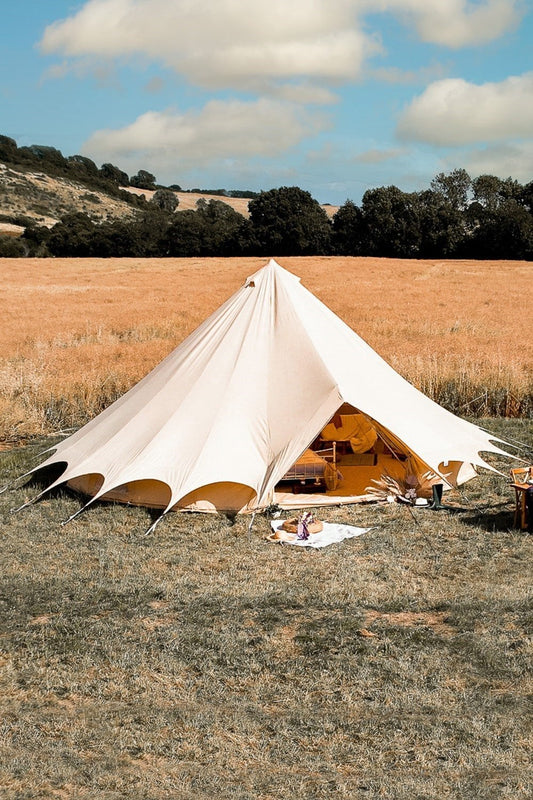  8m Bell Tent Plus Canvas Lite 200gsm Double Door
