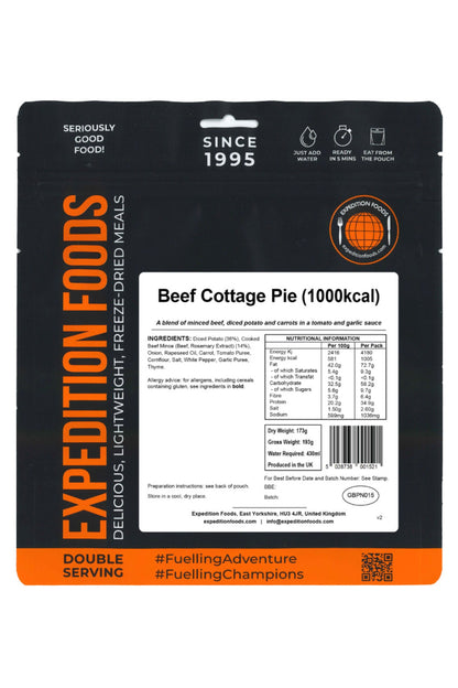  MF2E58 Beef Cottage Pie Camping Food (1000kcal)