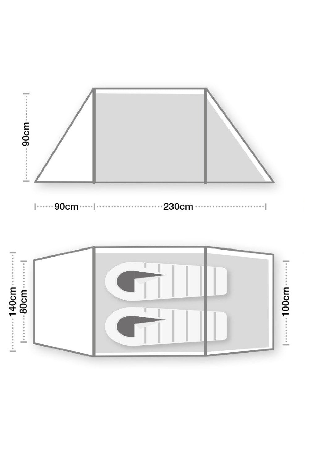 Wild Country MF6B2F Hoolie Compact 2 Man Tent