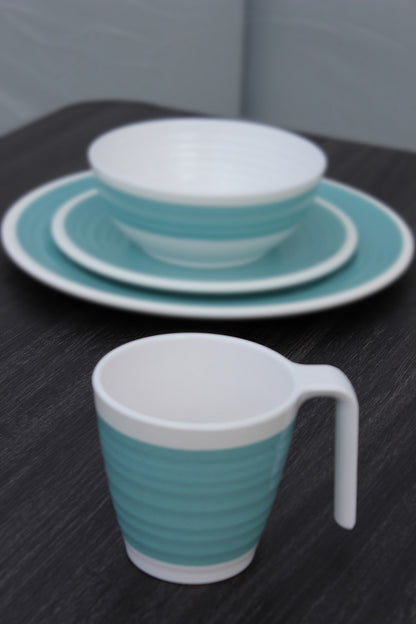  4pc Melamine Camping Mug Set