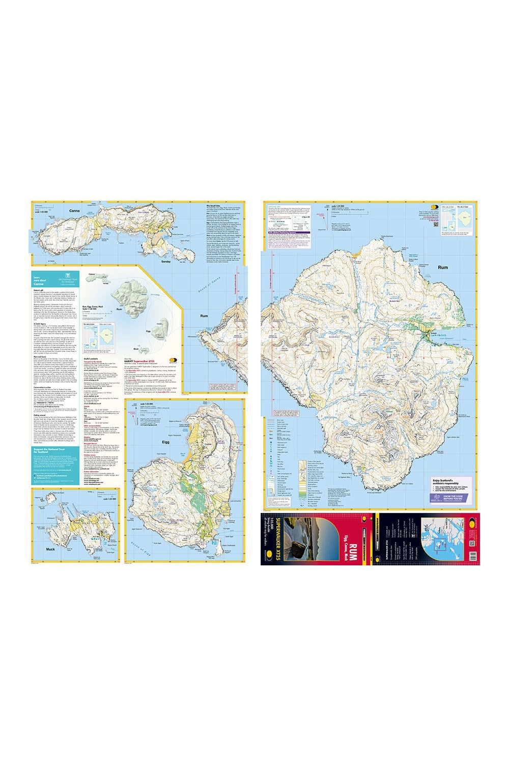  MFA036 Scottish Islands Superwalker Map Set