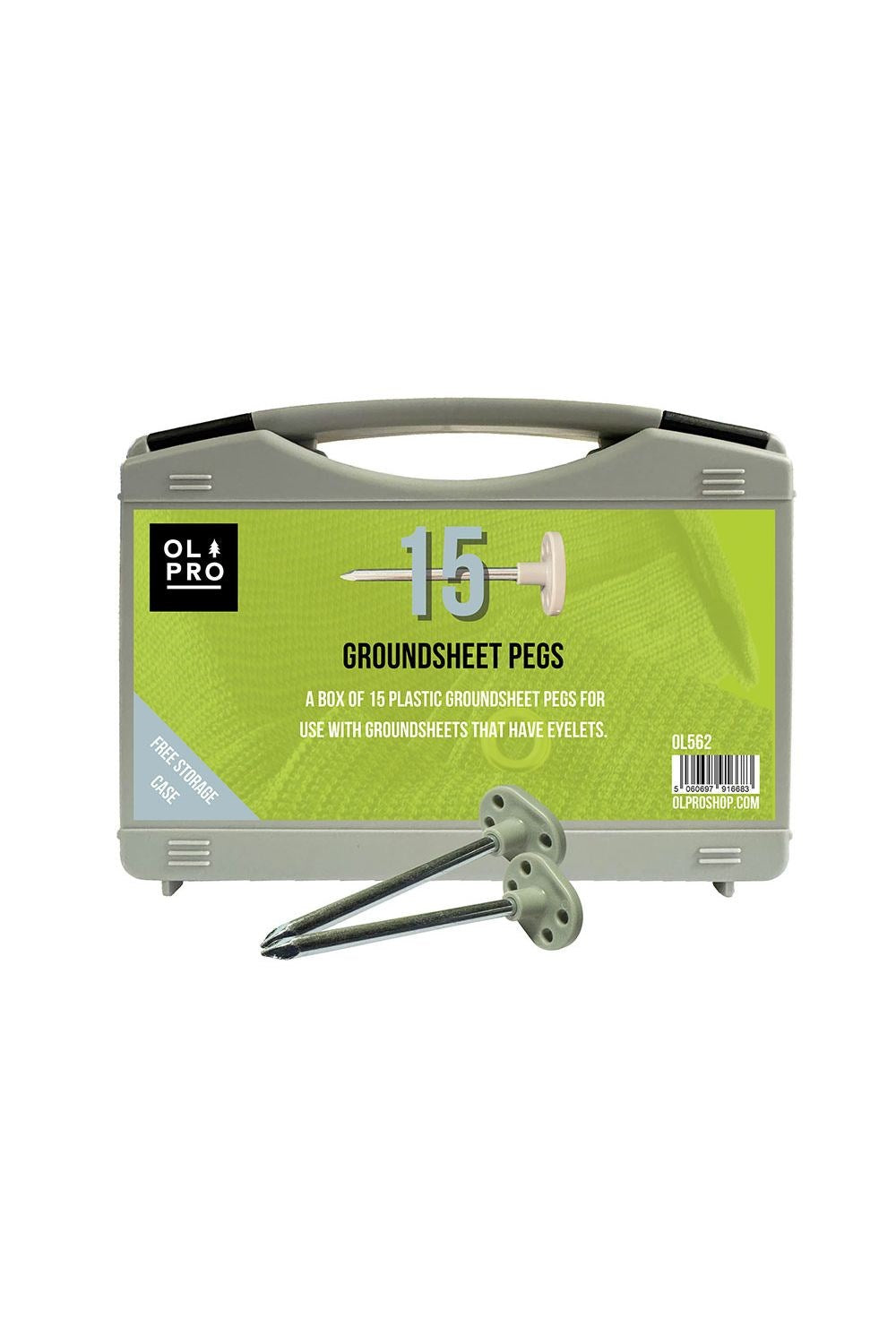  MFC1FA Case Of 15 Heavy-Duty Groundsheet Pegs
