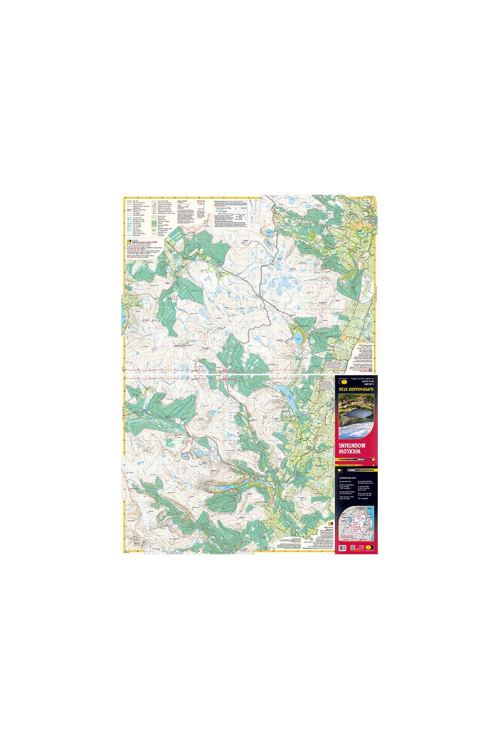  MFCF9B Wicklow Mountains Superwalker Map