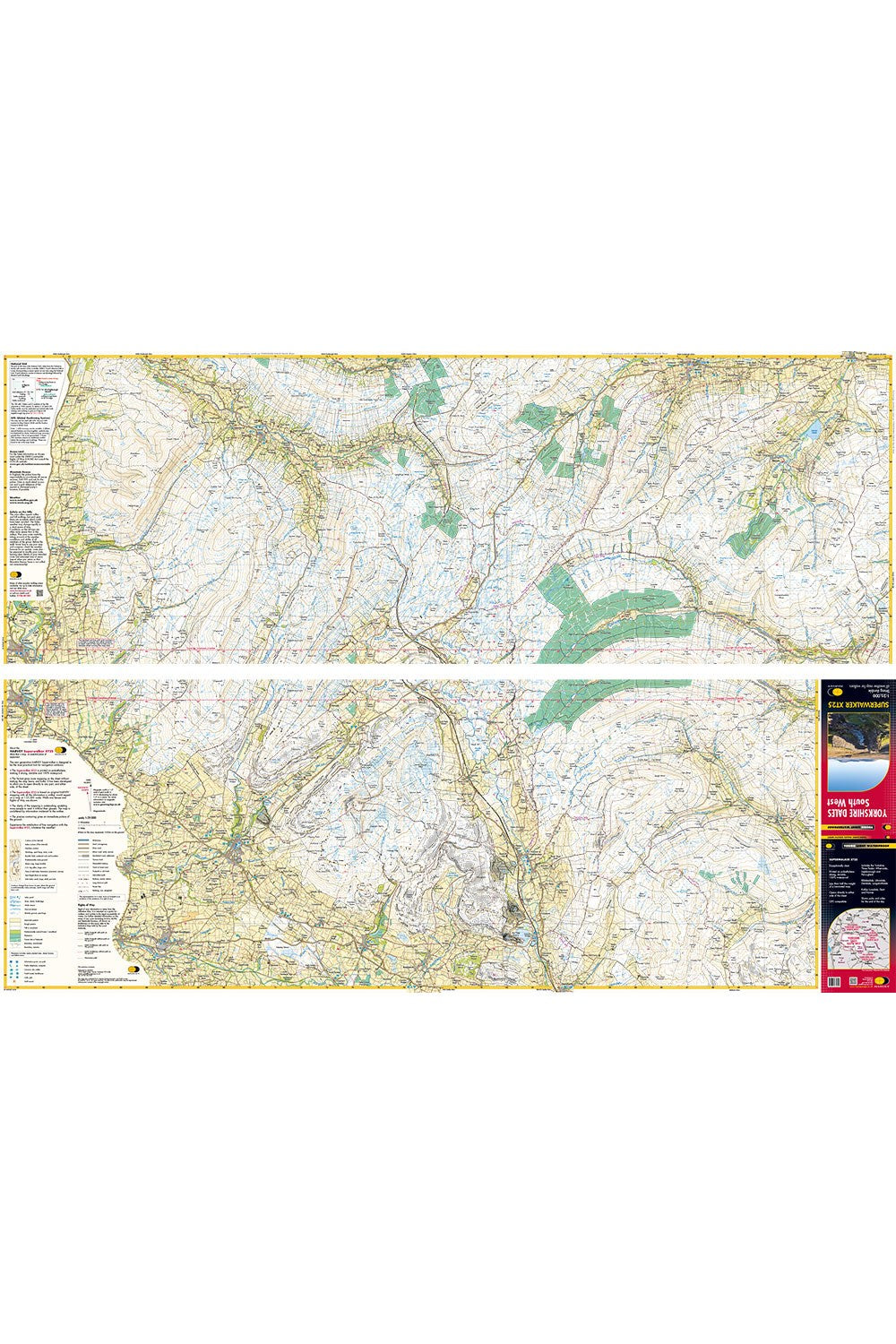  MFDB13 Yorkshire Dales South West Superwalker Map