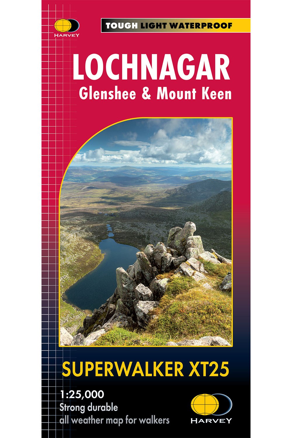  MFE1ED Lochnagar, Glen Shee & Mount Keen Superwalker Map