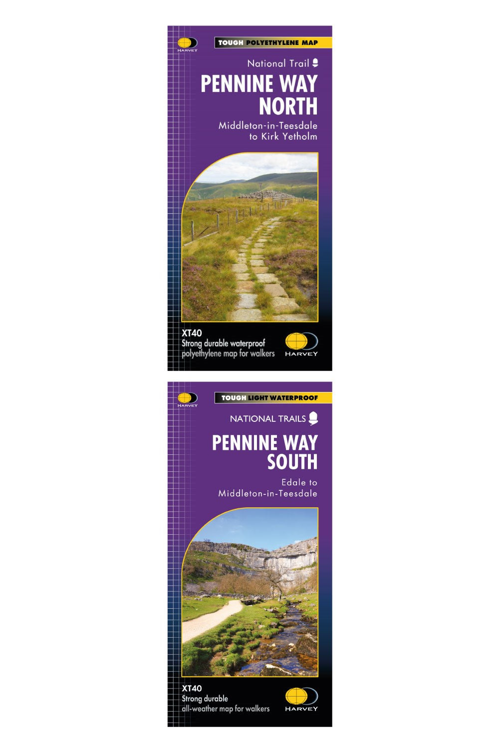 MFE8BA Pennine Way Trail Map Set