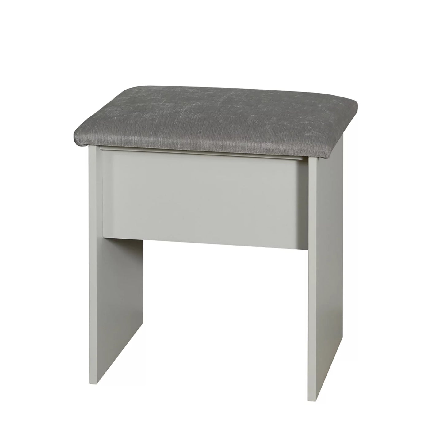 Sherwood Grey Fabric Stool